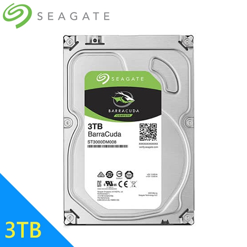 Seagate 3TB 256M/5400轉/三年保 (ST3000DM007)