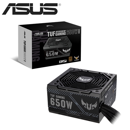 華碩 TUF GAMING 650B 650W 銅牌/直出線/雙滾珠風扇/智慧停轉/6年保