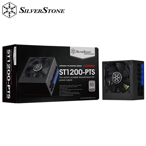 SilverStone銀欣 ST1200-PTS 1200W 雙8/白金/全模組/磁吸式風扇濾網/14cm短機身設計/5年保