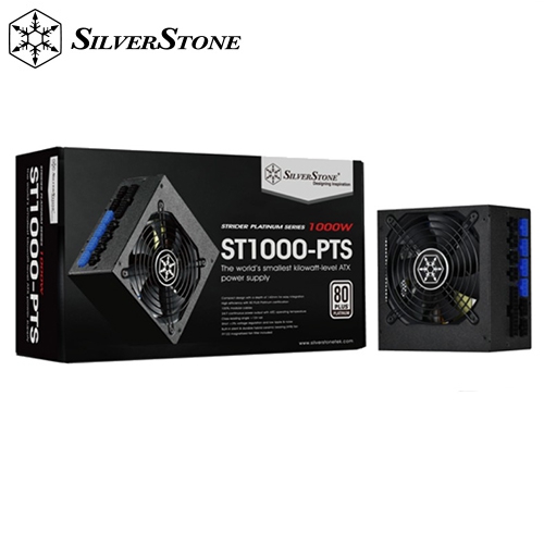 SilverStone銀欣 ST1000-PTS 1000W 雙8/白金/全模組/磁吸式風扇濾網/14cm短機身設計/5年保