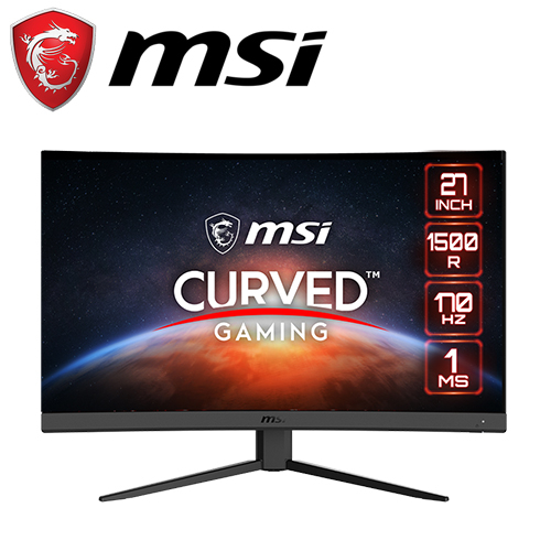 微星 Optix G27CQ4 E2 27型(VA曲面/2H1P/1ms/無喇叭/170Hz/FreeSync)