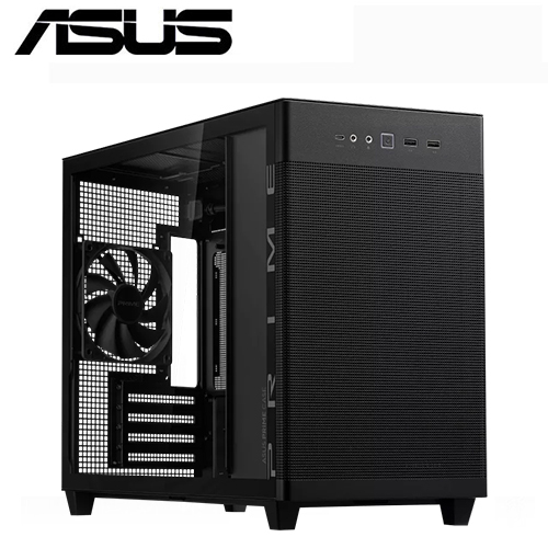 華碩 Prime AP201 Black 鋼化玻璃 MicroATX 黑