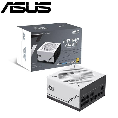 華碩 Prime 750W Gold 80+金牌/全模組/ATX3.0/雙滾珠軸承/8年保