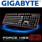 技嘉 FORCE K83 紅軸 休閒開箱報導