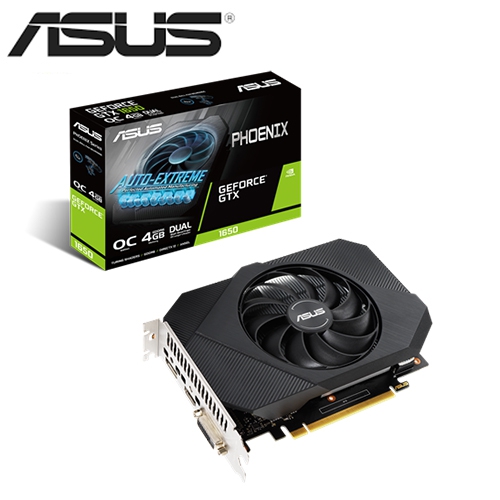 華碩 PH-GTX1650-O4GD6-P(1635MHz/128bit/4GB GDDR6/單風扇/17.8cm/註四年保)