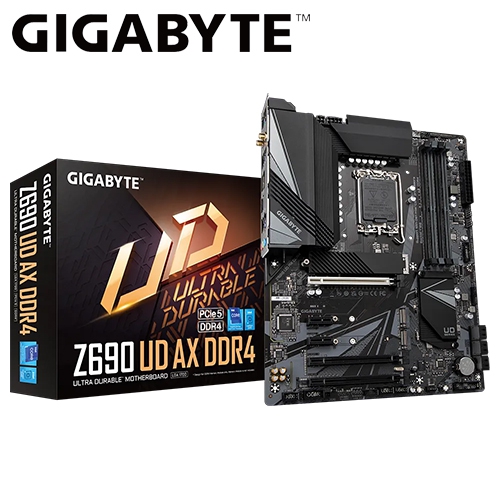 技嘉 Z690 UD AX DDR4(ATX/1P1H/Realtek 2.5GbE/註4年保)