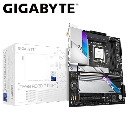 技嘉 Z690 AERO G DDR4(ATX/1H/Intel 2.5G+Wi-Fi 6/註冊五年保)