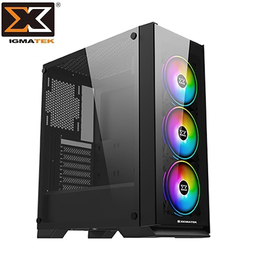 (搭機價)Xigmatek Sirocon III ARGB(ATX/USB3.0x1/USB2.0x2/ARGB Fan*3)