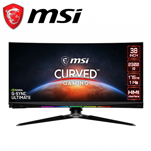 微星 Optix MEG381CQR Plus 38型曲面(3840*1600/21:9/175hz/1ms/HDMI/IPS)