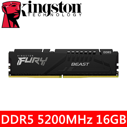 金士頓 DDR5-5200Mhz 16G KF552C40BB16