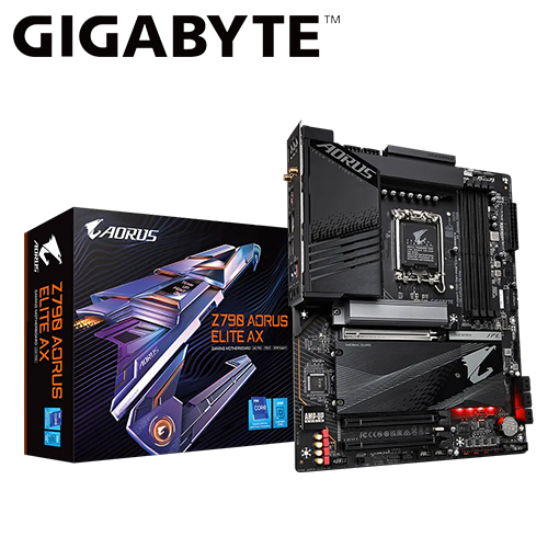 技嘉 Z790 AORUS ELITE AX(ATX/4xM.2/6xSATA/Realtek2.5Gb+Wi-Fi 6E/註五年)