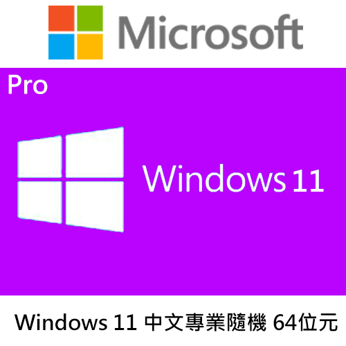 Windows 11 64位元 專業中文版隨機版 Edge瀏覽器/虛擬桌面/BitLocker