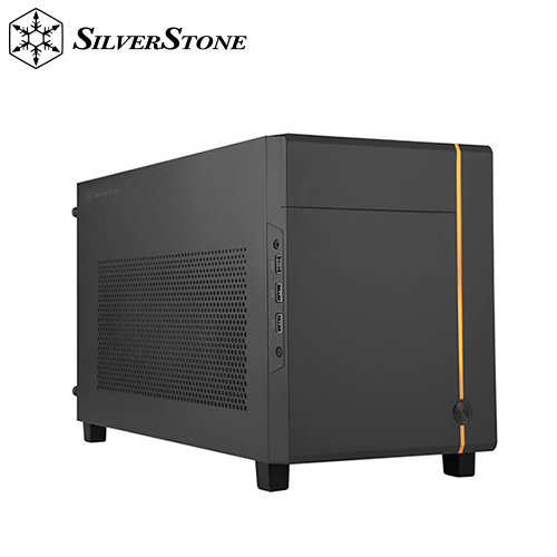 銀欣 SUGO 14 黑 Mini-ITX/支援240水冷/4塊模組化可拆式側板/方形機殼
