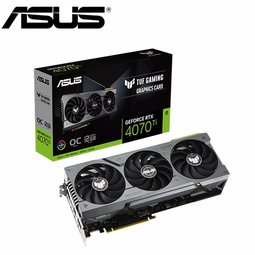 華碩 TUF-RTX4070TI-O12G-GAMING(2760MHz/30.5cm/2H3DP/三風扇)