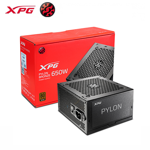 (搭機價)威剛CORE PYLON 650W 80PLUS銅 DC-DC/主日系/12Cm液態軸承靜音風扇