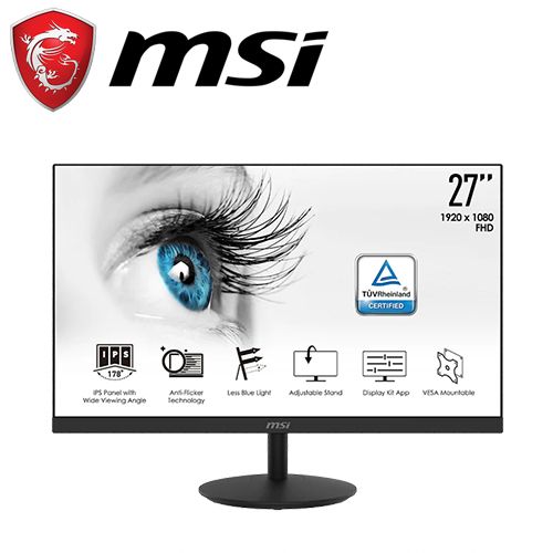 微星 PRO MP271 27型(IPS/1H1DSUB/5ms/含喇叭)