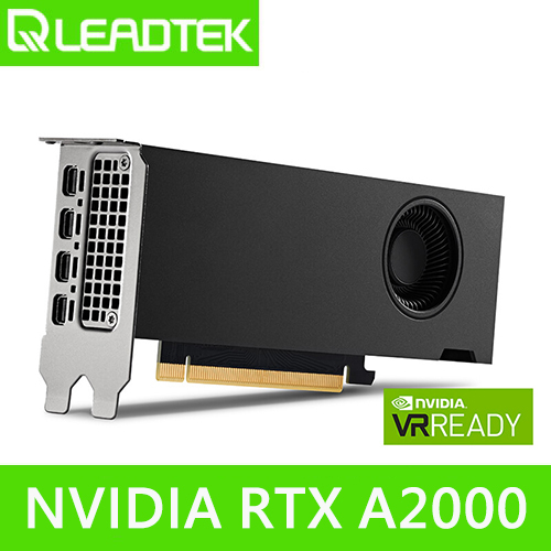 麗臺 NVIDIA RTX A2000(6G GDDR6 192/CUDA:3328/16.76cm)