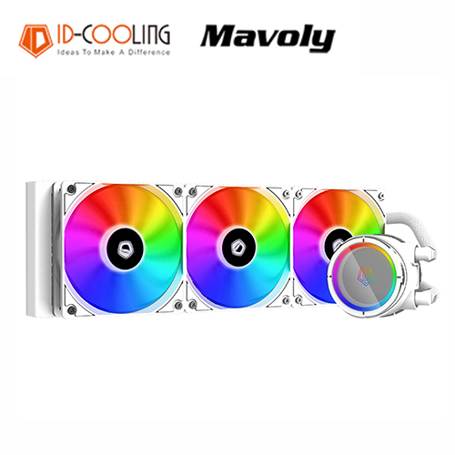 ID-COOLING ZOOMFLOW 360X SNOW (白色) ARGB CPU散熱器 PWM溫控風扇 一體式水冷