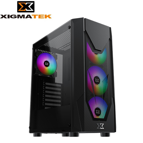 (搭機價)Xigmatek Starship RGB 黑(ATX/內建RGBFan*4/顯卡長320mm/CPU高160mm/支援水冷240mm)