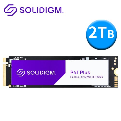 (原intel)Solidigm P41 Plus 2TB/Gen4 PCIe 4.0/讀:4125M/寫:3325M/五年