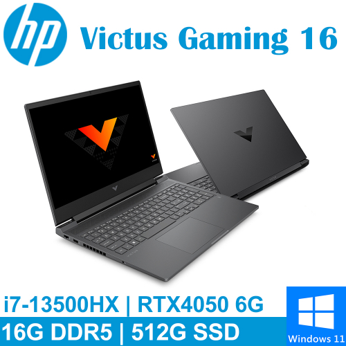 HP Victus Gaming 16-r0070TX 16吋 (i5-13500HX/16G DDR5/512G PCIE/RTX4050 6G/W11)