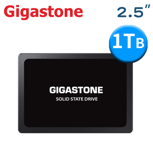 GIGASTONE 2.5" SATA III 1TB 讀520/寫480/3D TLC/3年保固