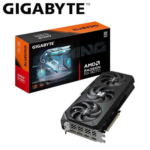 (限搭整機)洽門市!!技嘉 R9070GAMING OC-16GD Radeon RX 9070 GAMING OC 16G(2700Mhz/16G GDDR6/2H2DP/28.8cm/三風扇)