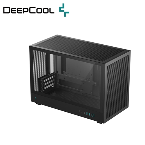 DEEPCOOL CH260 M-ATX/玻璃透側/CPU高17.4cm/顯卡長38.8cm/支援360水冷/支援背插式
