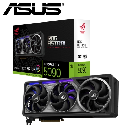 華碩 ROG-ASTRAL-RTX5090-O32G-GAMING(2610MHz/32GB GDDR7/2H3DP/35.76cm/註五年)