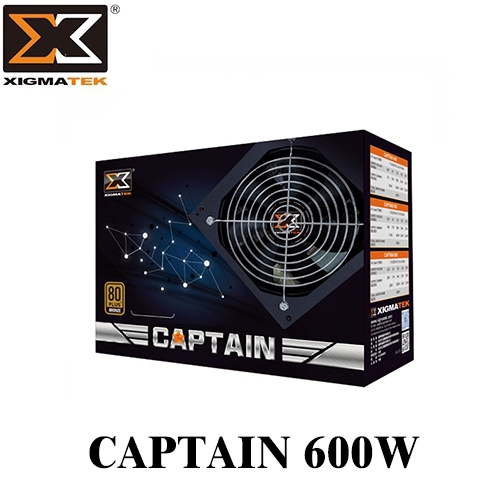 Xigmatek CAPTAIN 600W 80+銅牌/三年保固