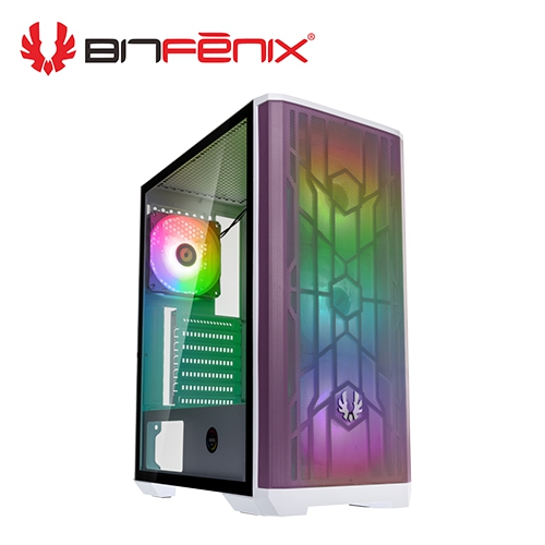 BitFenix 風魅影 SE 白紫 幻彩版 顯卡長31.5/CPU高16/玻璃透側/ATX