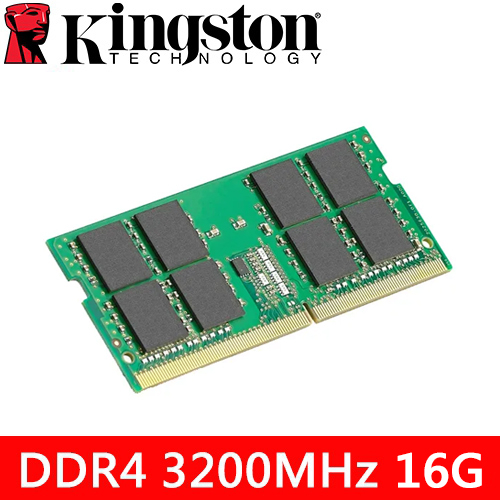 金士頓 16G NB DDR4-3200MHz 記憶體 終身保固